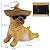 Glintoper Solar Garden Statue Dog Figurine, 8.7" Outdoor Resin Puppy Whimsical Lawn Porch Yard Art, Birthday Mothers Day Ideal Gifts, Lighted Shar Pei Ornaments for Patio Pathway Yard Decoration ?