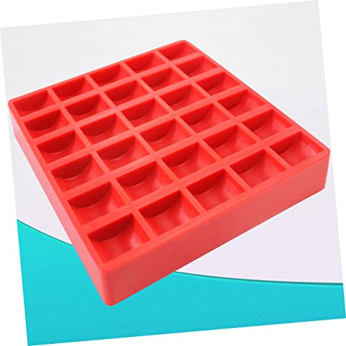 Caja organizadora para monedas Lurrose 2 piezas plástico rojo miniatura 7