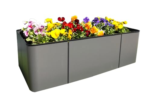 カツデン(Katzden) レイズドベッド 囲[カコイ] 直セット サテンダークグレー