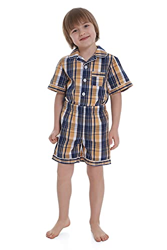 Lavenderi Toddle Kids Girls Boys 100% Cotton Short Sleeve Pajama Set, Pajama Short Set for Kids (Size 2 Toddler-14 Years)3