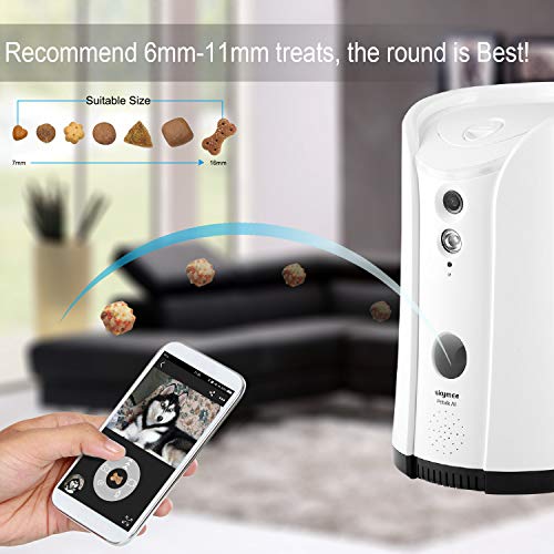 SKYMEE Dog Camera Treat Dispenser,WiFi Full HD Pet Camera with Two-Way Audio and Night Vision,Compatible with Alexa (2… - Image 3