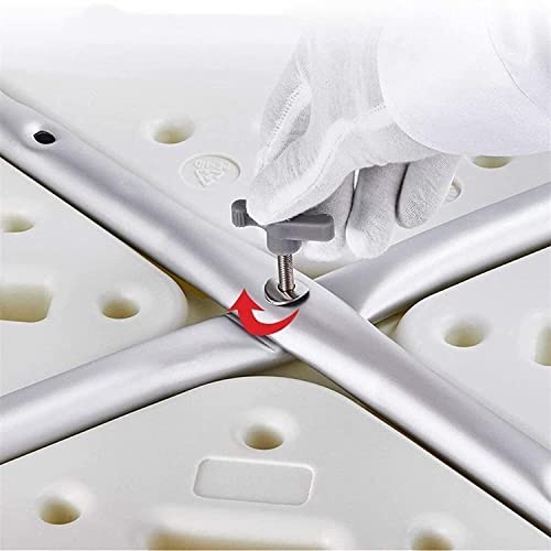 Tabouret de douche handicapé assis réglable hauteur 51cm