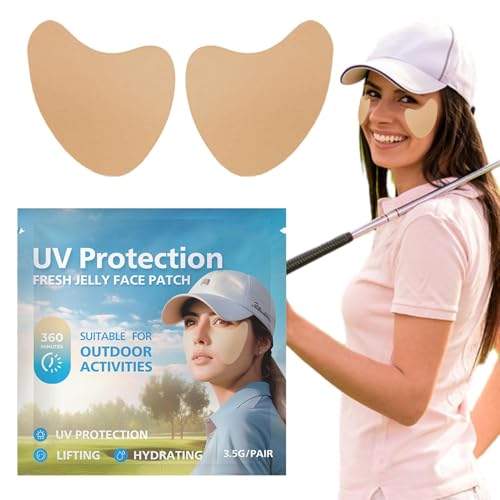 Peglinas UV Para Protector Solar - Prevención De Quemaduras Pegatinas UV, Parches Faciales De Protector Solar | Parches De Bloqueador Solar De Protector Solar, Pegatinas UV De Protección Solar I