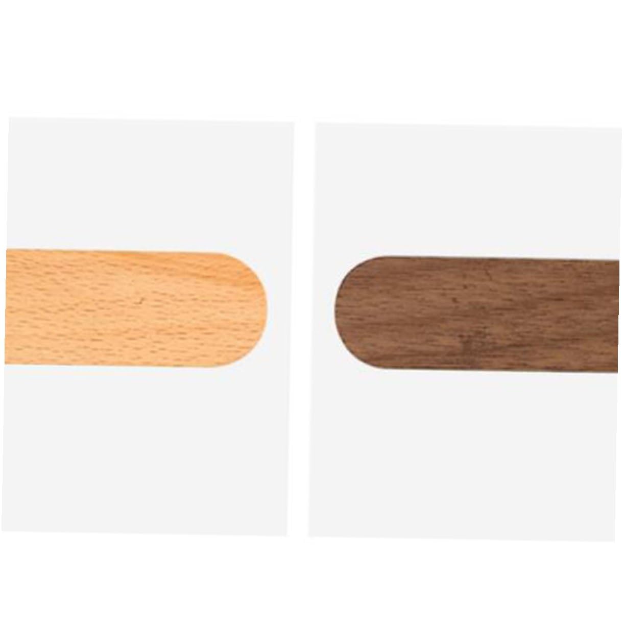 MAGICLULU 2pièces Organisateur Magnétique De Clés Massif Support Mural Pratique Pour Maison Accroche-clés Élégant Hêtre Naturel