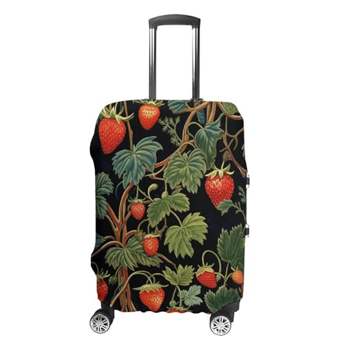 Luggage Cover Elastic Suitcase Cover Anti-Scratch Suitcase Covers Travel Strawberry Pattern Luggage Covers Luggages Protector for Travel Adult Luggages Decorative 18-32 Inch