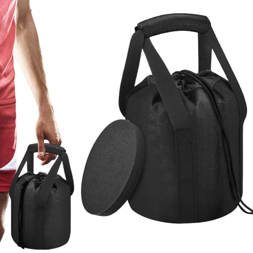 砲丸投げ用バッグキャリア, 陸上競技 砲丸投げボール ドローストリングバッグ, 防水 スポーツトレーニング アスリート ワークアウト コンペティション 屋外 ジム チーム練習 学校 男性 女性