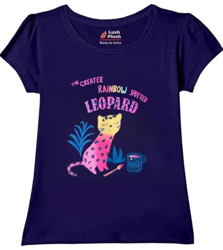 Image of Lush Plush Baby Girls Half Sleeves Cotton T-Shirts Set