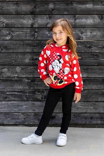 Image of Disney Princess Toddler Girls Clothes Long Sleeve Hoodies and Leggings Clothing Sets Fall Casual Pullover Tracksuit