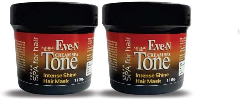 Eve-N cream spa for hair smoothing nourishing helps damaged & dry hair (Intense Shine Hair Mask) Like Salon Expert Care 110g*2