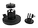 Rubber Coated Magnetic Magnet Car and Motorcycle Suction Cup Mount w/Swivel Ball Head + Tripod Mount for GoPro Hero 8 7 6 5 4 3+ Action Cameras and Small Digital Cameras