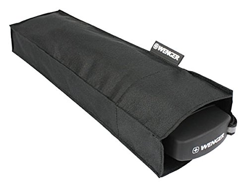 Preisvergleich Produktbild Wenger Taschenschirm Flach Regenschirm, Schwarz