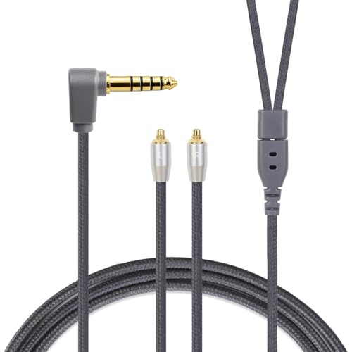 3APLUS HBC13 ���P�[�u�� IE300�p �C���z���P�[�u�� 4.4mm�o�����X�ڑ� 4�c �����xOFC�⃁�b�L SENNHEISER(�[���n�C�U�[)�ɓK������ IE300/IE600/IE900�C���z���ɑΉ� 4.4mm L���^ 120cm