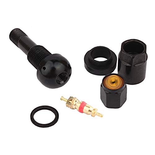 Tomall Tpms Black Bolt-In Tire Valve Stem Caps Explosion Proof Inner Tube Valve #TOP4