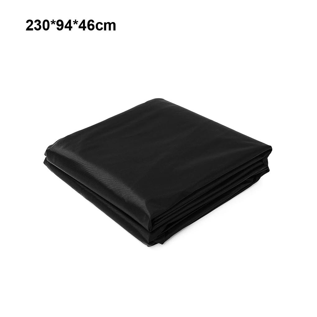 Copertura per Barca Kayak Copertura Copertura impermeabile antipolvere per barca asciutta e pronta all'uso, facile da trasportare, copertura impermeabile nera 380*94*46cm(Silver230 94 46cm)