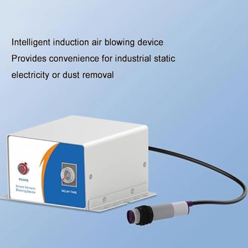 Eliminador estático de ionizador antiestático con dispositivo automático de soplado por inducción y tiempo de soplado ajustable para una eliminación efectiva de la estática