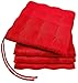 GREEN MARK Textilien Basic 4er-Set Sitzkissen Stuhlkissen für Außen oder Innen 40x40cm weich gefüllt, Rot
