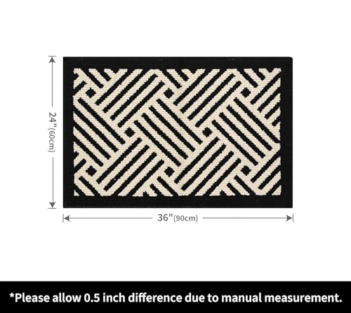 Senerma Paillasson Exterieur Entree 60 x 90 cm,Tapis Entree Interieur Lavable - Imperméable - Antidérapant - pour l'entrée, la Porte d'entrée, Le Patio, Le Couloir, Le Jardin – Image 5