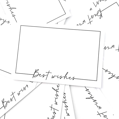 WYAN Greeting Cards Double-Sided Writable, White, 150mm x 100mm or 5.9 inches x 3.93 inches - Image 3