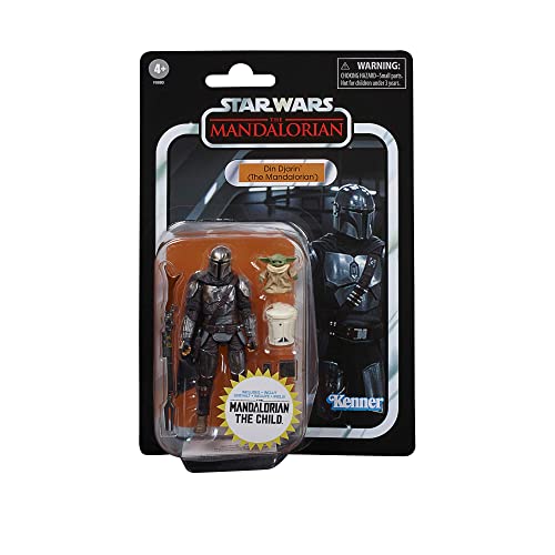 Star Wars Juguetes de DIN Djarin (el Mandaloriano) y el Niño The Vintage Collection, Figuras de...