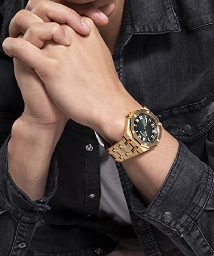 Image of GUESS Asset Analog Watch for Men with Round Dial & Water Resistant Man's Wrist Watches