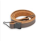 Fabriquées à partir de cuir marron avec clips métalliques, ces mentonnières sont conçues pour se fixer à la doublure du casque US M1.