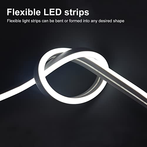 EXTRASTAR 5m flessibile 12V Led Strip impermeabile luce calda Neon Ip65 120 LEDs/M per la decorazione interna/esterna (non incluso adattatore di rete)