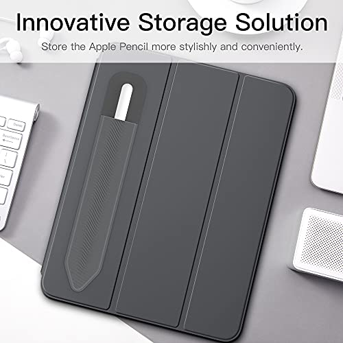Image of MoKo Adhesive Pencil Case Holder Sticker for Apple Pencil, 2Pcs Dark Gray