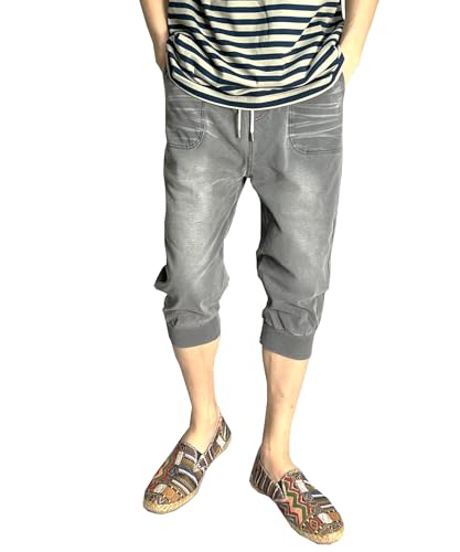 [BEATJIVE] 9213-7303B �N���b�v�h�p���c �����Y 7���� �W���K�[�p���c �J�b�g�f�j�� ������ �X�g���b�` ������� �傫���T�C�Y �t �� �H (JP, �����T�C�Y, 2, BLACK BLEACH)