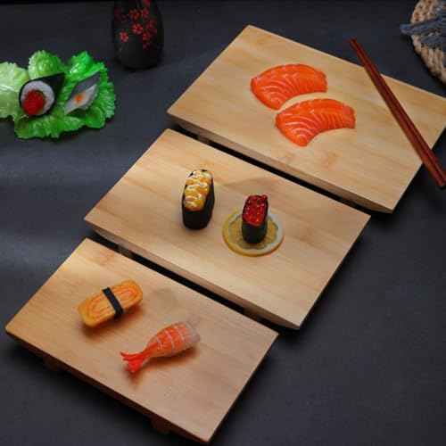 Plato japonés estilo sushi tamaño mediano caqui miniatura 4