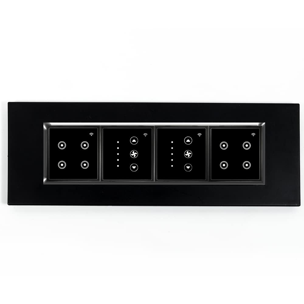 L&G 8 Modular Smart Switch Board|8 Smart Switches, 2 Smart Fan Regulator (Compatible with Alexa, compatible with OK Google & SIRI Shortcut)(Size:8M Horizontal- 262x90 x 45 mm)-image-12