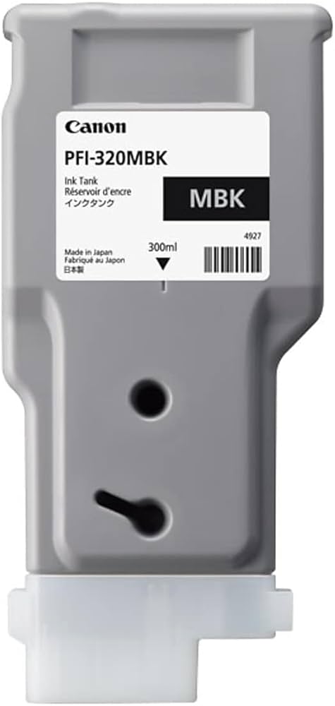 Canon PFI-320MBK マットブラック 300ml Amazon.com: Canon PFI-320MBK Pigment Matte Black Ink Tank