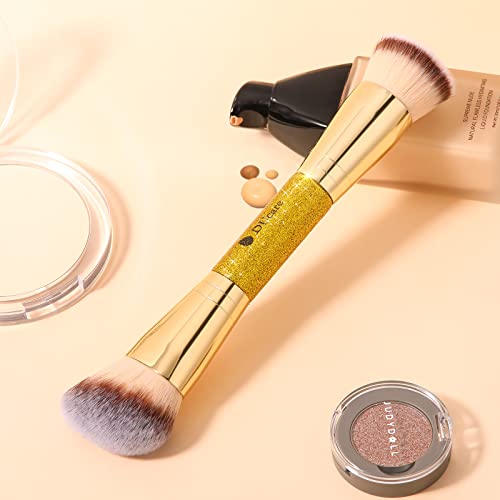 Ducare Makeup Brushes Double Ended Foundation Powder Contour Concealer Brush #TOP6