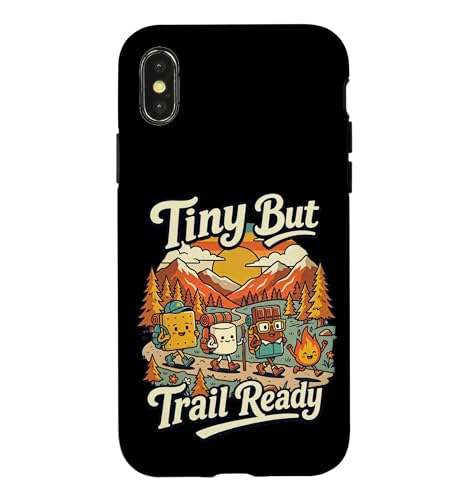 Tiny But Trail Ready �L���[�g �L�����v �X���A�[�Y ���l �X�}�z�P�[�X iPhone X/XS �p