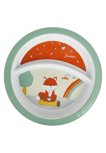 Sterntaler Teller Fuchs Filou, Kinder Teller mit praktischer...