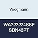 Wiegmann WA727224SSFSDN43PT WA-SSFSDN43PT NEMA 4X Free Stand 2 Door Enclosure, 3 Point Locking Handle, 72" x 72" x 24", 304 Stainless Steel