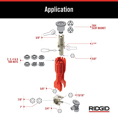 RIDGID 57003 EZ Change Plumbing Wrench Faucet Installation and Removal Tool - Image 8