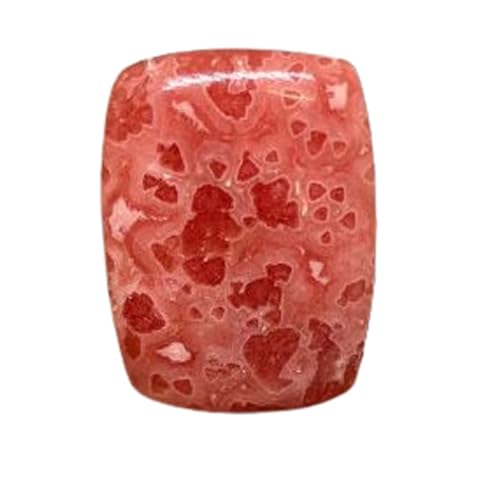 Rhodochrosite naturelle 36x26x7mm cabochon en vrac gemme pour fabrication de bijoux
