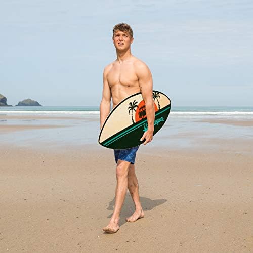 Volkswagen 41in Skimboard for Kids and Adults - VW Pintail Beginner Skim Board 7 Ply Wooden Skimmer - Multiple Designs