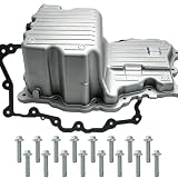 264-336 Upgraded Aluminum Engine Oil Pan with Magnetic Drain Plug,Gasket, Bolts, Fits for Ford F-150 F150 2015 2016 2017 2018 V6 2.7L Replaces 264336 CA6010400