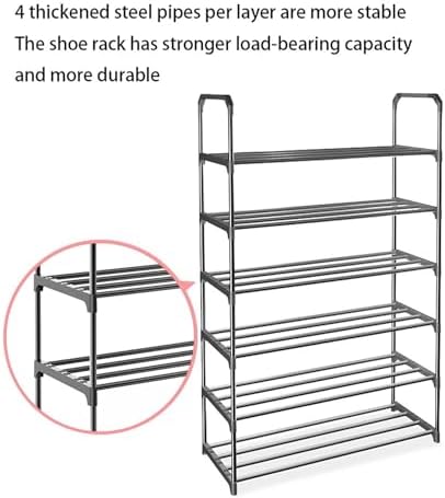 Pull Out Shoe Rack Rotating Shoe Cabinet Cabiner Rotate Rotating Shoe Storage Rack for Wardrobes Retractable，Sturdy 5-Tier Shoe Rack - Free Standing Shoe Organizer for Closet & Entryway - Sp