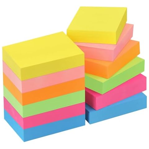 ZCZN 12 Blocs Feuillets Autocollants Cover