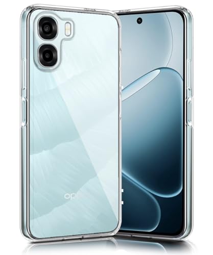 Image of WOW IMAGINE Transparent Back Cover Case for Oppo K14x 5G | Oppo A6x | A6s 5G | Raised Bumps for Full Device & Camera Protection Shockproof TPU Silicone Back Case Mobile Cover - Transparent