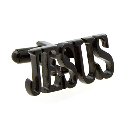 MRCUFF Jesus Christian Religious Pair Cufflinks in a Presentation Gift Box & Polishing Cloth2