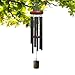 Aluminium-Windspiel 66 cm – Retro-Metallrohr-Windspiel für draußen | Dekoratives Hängeornament für die, Garten, Balkon, Terrasse, Männer und Frauen, Zuhause, Entspannung, Melodie, Klangskulptu