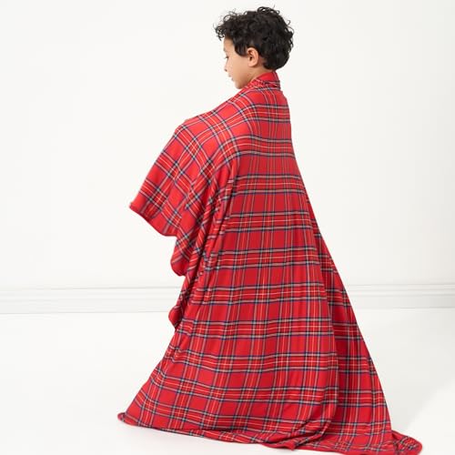 Image of Little Sleepies Holiday Cloud Blanket, 50 inch x 50 inch, Large, Holiday Plaid