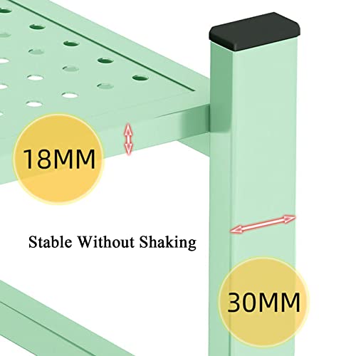 Étagère métallique pliable à roulettes pour optimiser les petits espaces - 5