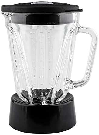 joyparts Replacement Parts 5cups Glass jar with SPB-7CH-LR Collar Collar and blade,Compatible with Cuisinart Blender