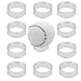 YYST 10 Round 1-1/2" Beveled Ring Display Stand Pedestal for Golf Ball Baseball Softball Eggs Spheres Puzzle Balls No Ball Included
