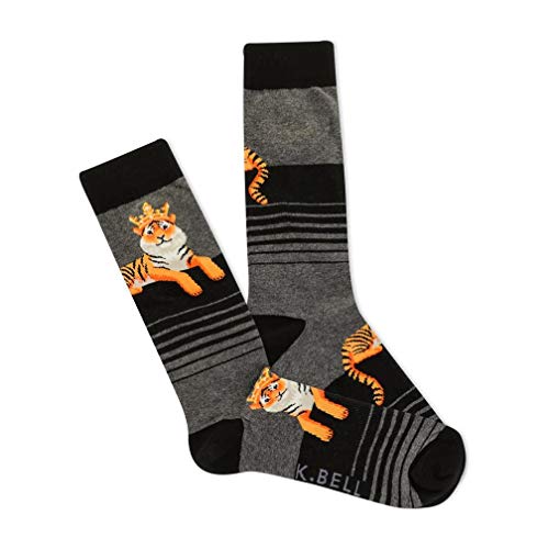 Image of K. Bell Socks womens Retro Varsity Lettuce Crew