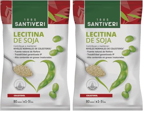 Santiveri - Granulado Soja Lecitina Bolsa - 400g, 1 (Paquete de 2)